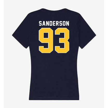 Murray State - NCAA Football : CJ Sanderson - Women's V-Neck T-Shirt-1