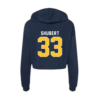 Murray State - NCAA Men's Basketball : Mason Shubert - Women's Crop Fleece Hoodie-1