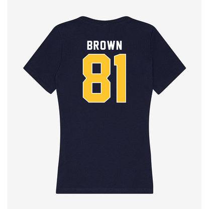 Murray State - NCAA Football : Ty Brown - Women's V-Neck T-Shirt-1
