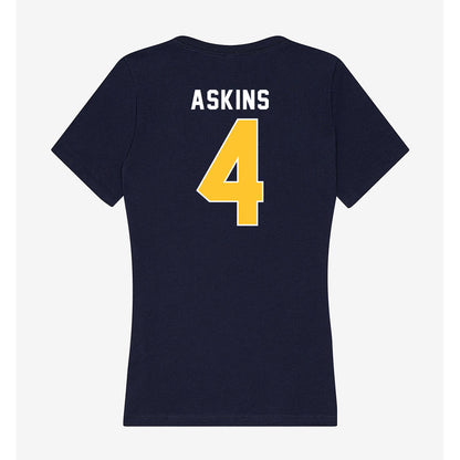 Murray State - NCAA Women's Basketball : Jaidynn Askins - Women's V-Neck T-Shirt-1