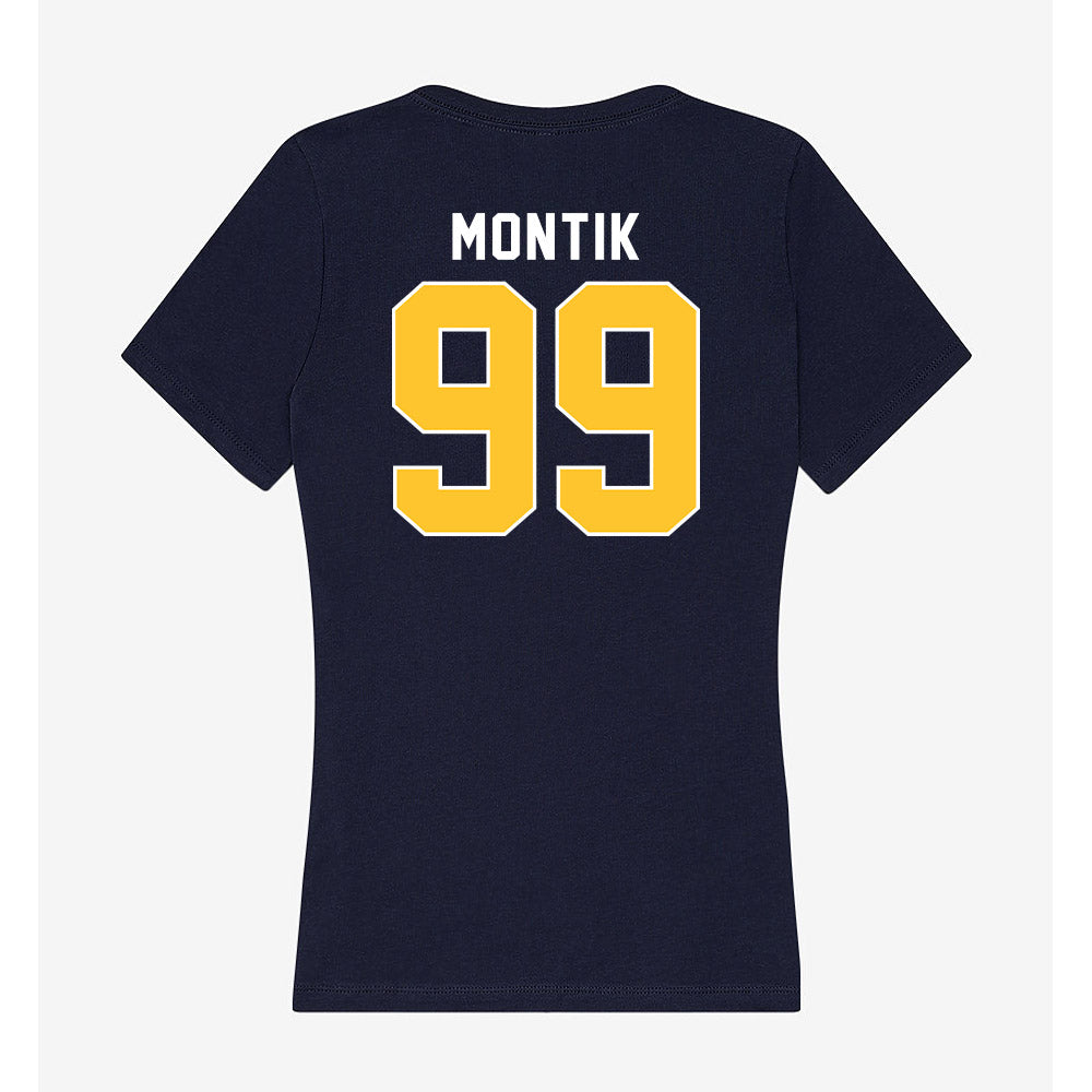 Murray State - NCAA Football : Nick Montik - Women's V-Neck T-Shirt-1