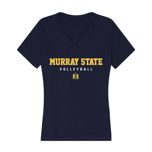 Murray State - NCAA Women's Volleyball : Halle Forester - Women's V-Neck T-Shirt-0