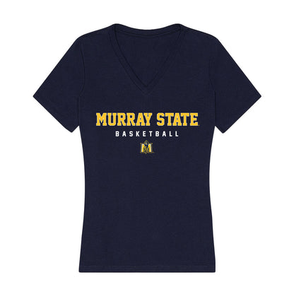Murray State - NCAA Men's Basketball : Mathis Courbon - Women's V-Neck T-Shirt-0