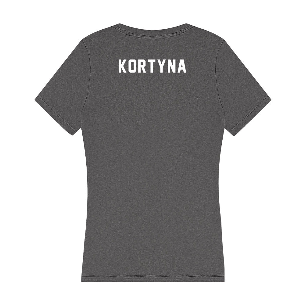 PFW - NCAA Cheerleading : Victoria Kortyna - Women's V-Neck T-Shirt-1