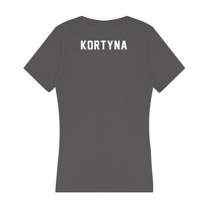 PFW - NCAA Cheerleading : Victoria Kortyna - Women's V-Neck T-Shirt-1