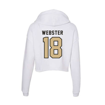 PFW - NCAA Women's Soccer : Scarlett Webster - Women's Crop Fleece Hoodie-1