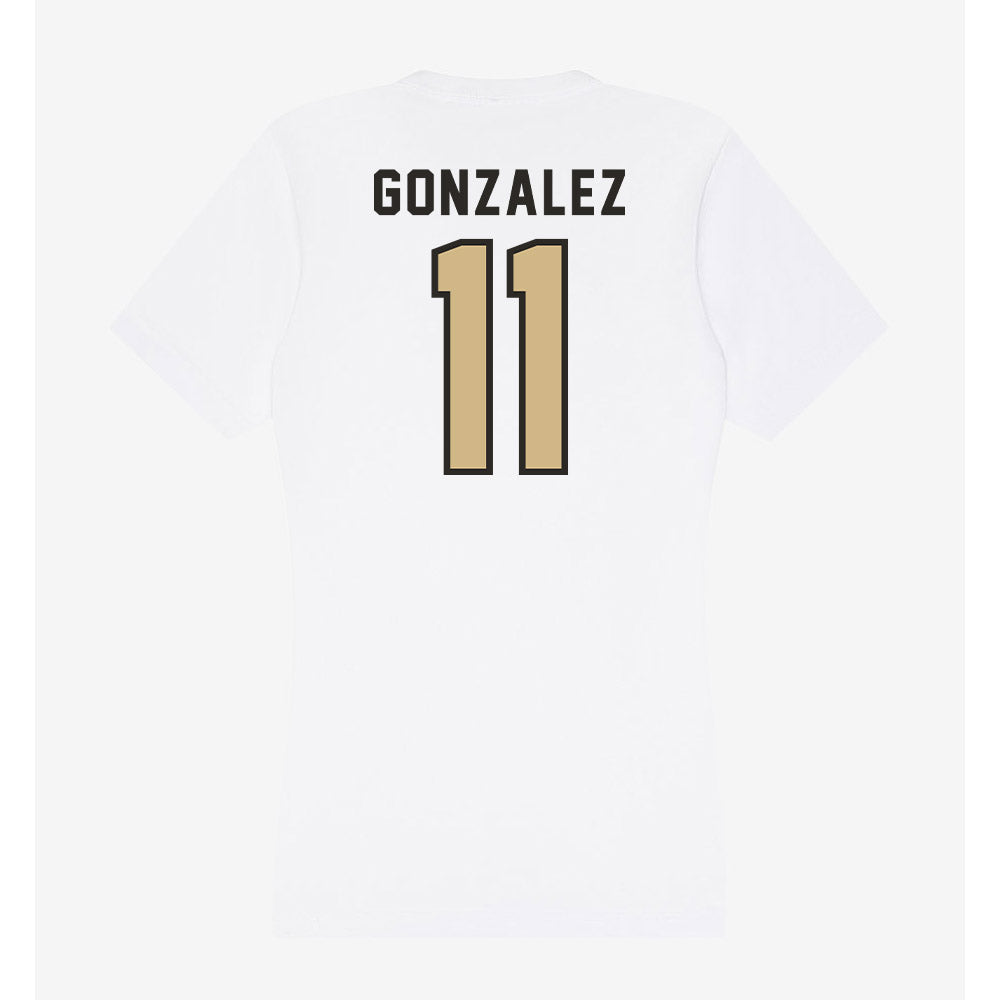 PFW - NCAA Men's Volleyball : Jean Paul Gonzalez - Women's V-Neck T-Shirt-1