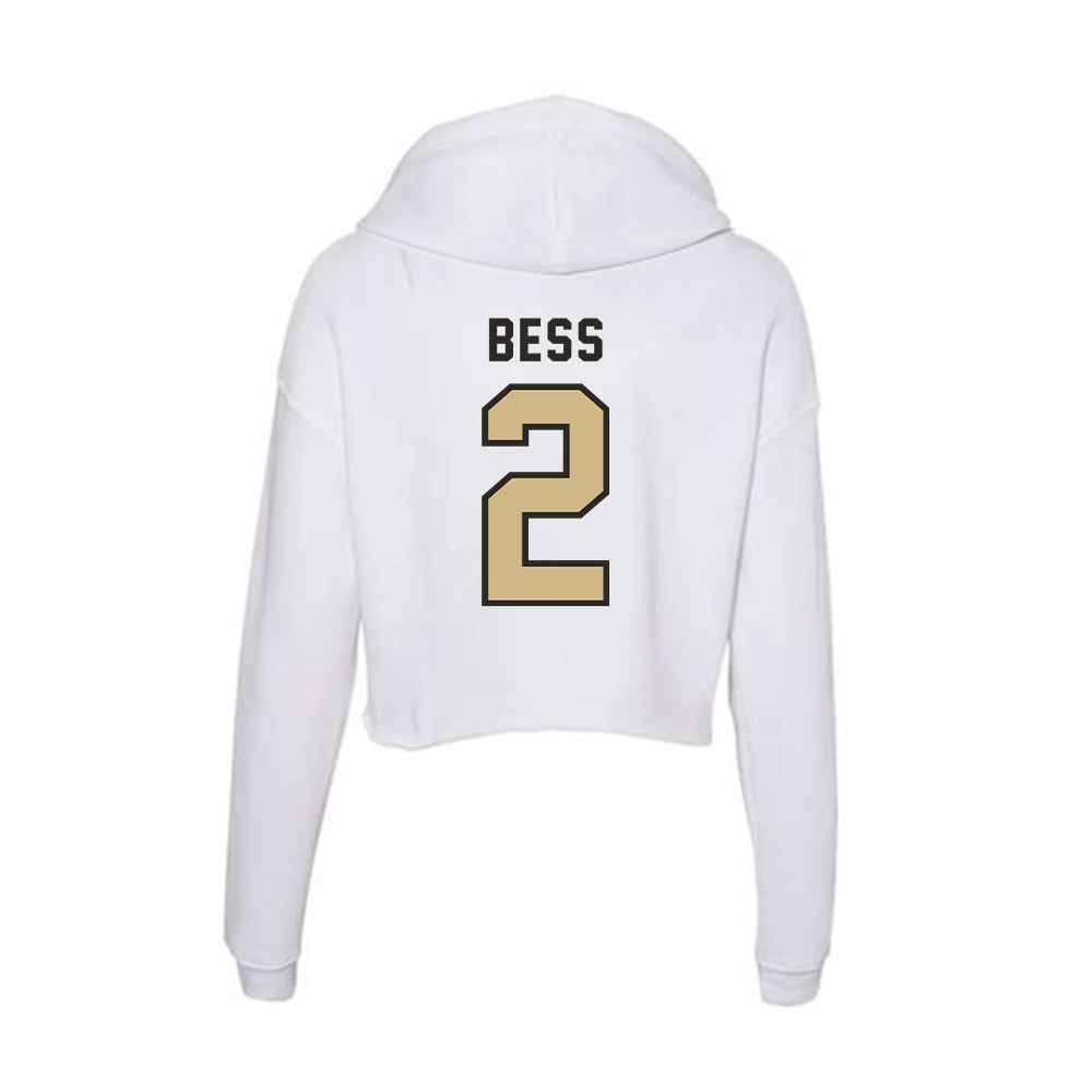 PFW - NCAA Women's Basketball : Rylee Bess - Women's Crop Fleece Hoodie-1