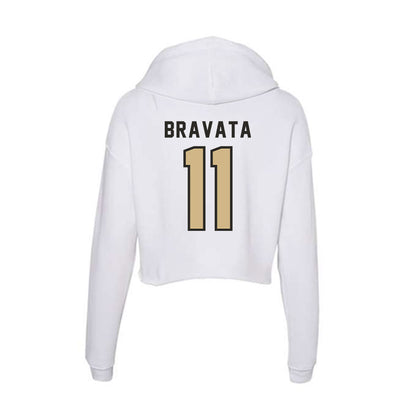 PFW - NCAA Women's Soccer : Madelyn Bravata - Women's Crop Fleece Hoodie-1