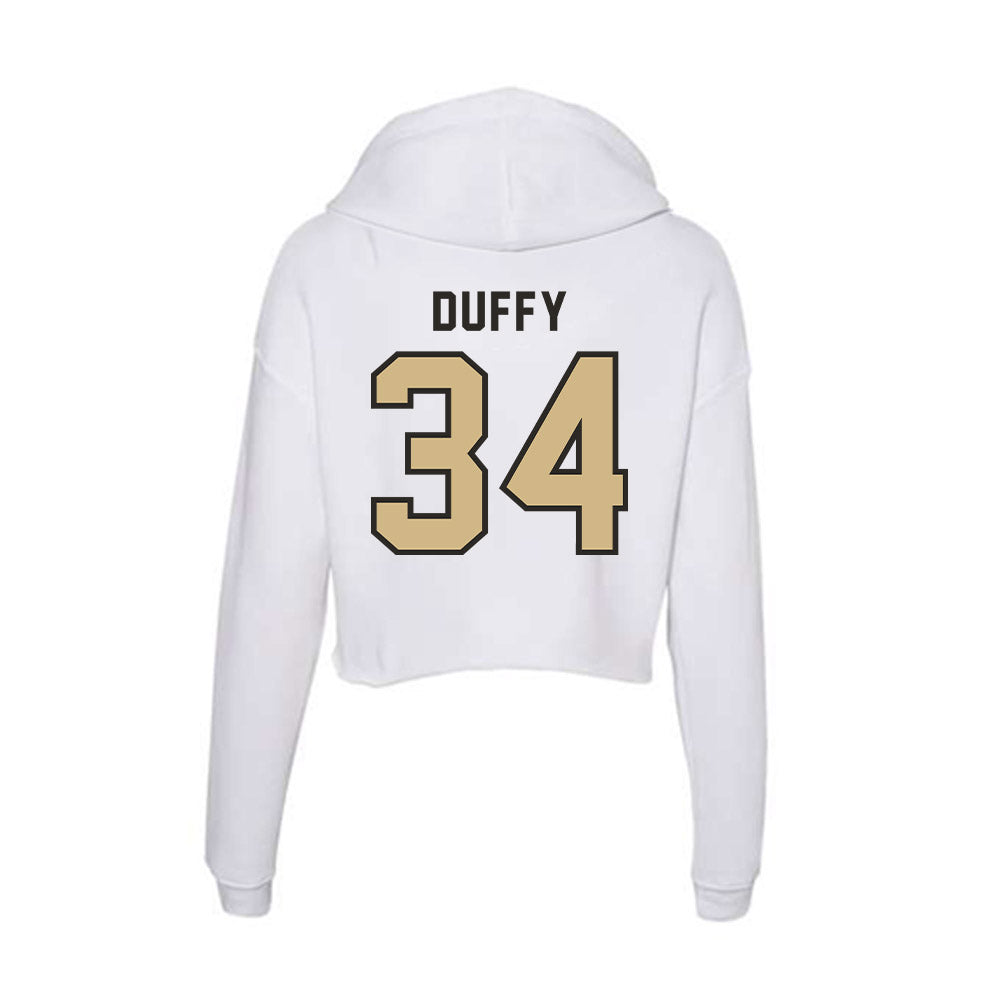 PFW - NCAA Men's Basketball : Darius Duffy - Women's Crop Fleece Hoodie-1