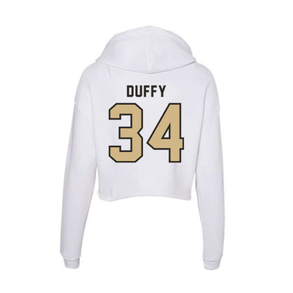 PFW - NCAA Men's Basketball : Darius Duffy - Women's Crop Fleece Hoodie-1