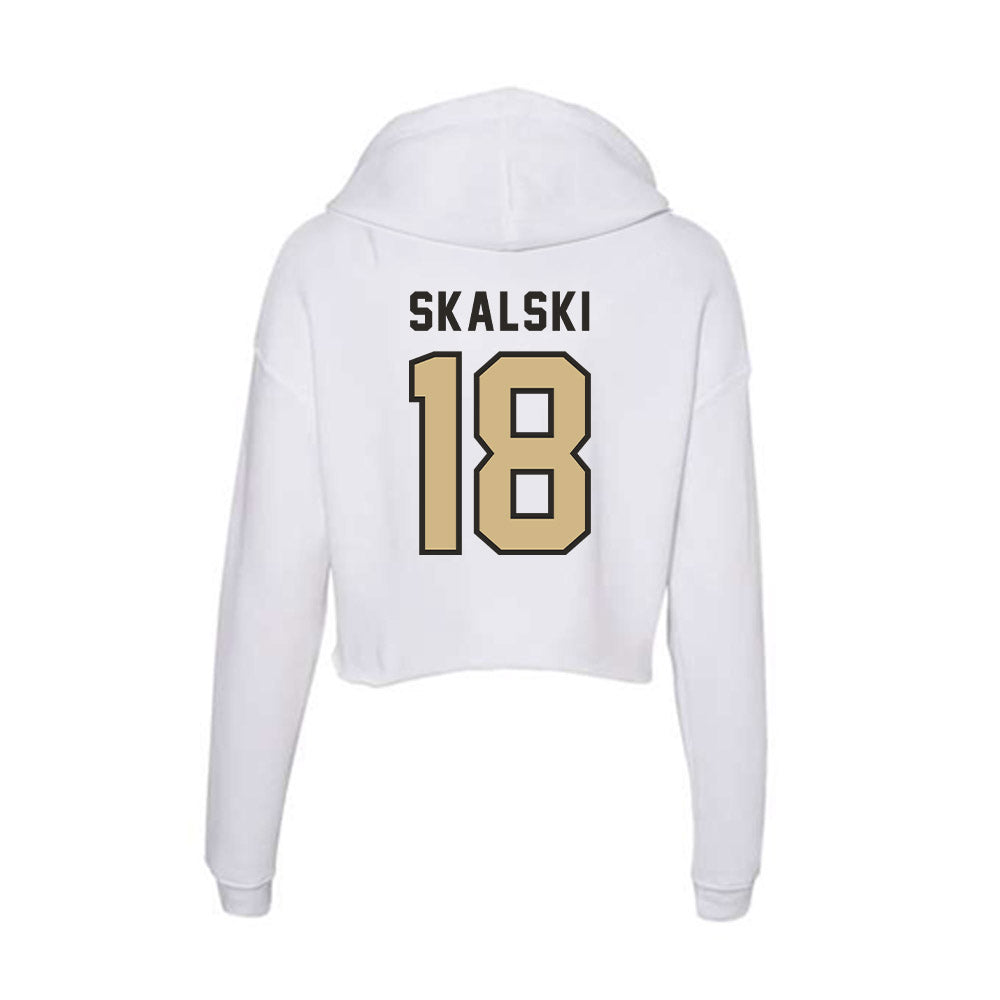 PFW - NCAA Men's Volleyball : Ethan Skalski - Women's Crop Fleece Hoodie-1