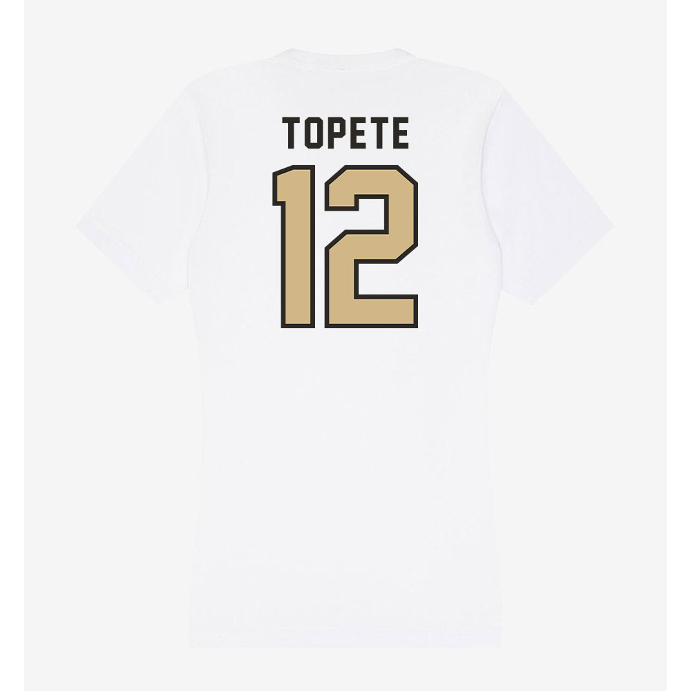 PFW - NCAA Men's Soccer : Iann Topete - Women's V-Neck T-Shirt-1