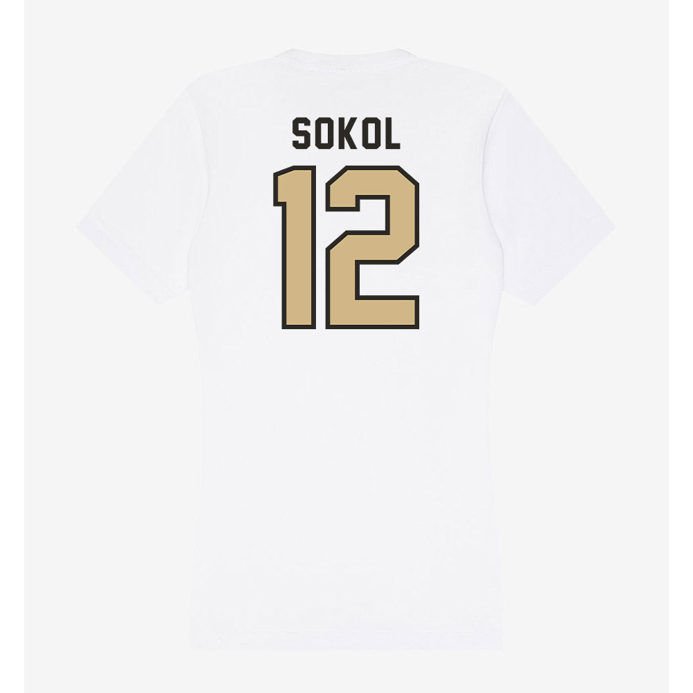 PFW - NCAA Women's Soccer : Sabrina Sokol - Women's V-Neck T-Shirt-1