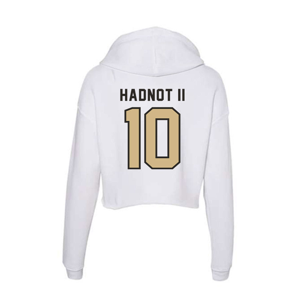 PFW - NCAA Men's Basketball : Corey Hadnot II - Women's Crop Fleece Hoodie-1