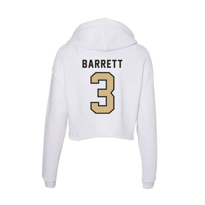PFW - NCAA Women's Volleyball : Becky Barrett - Women's Crop Fleece Hoodie-1