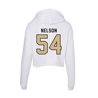 PFW - NCAA Women's Basketball : Alana Nelson - Women's Crop Fleece Hoodie-1