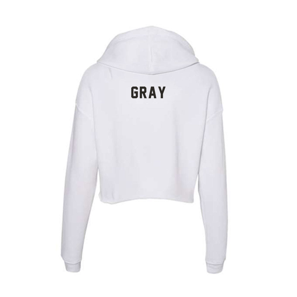 PFW - NCAA Women's Track & Field : Tiara Gray - Women's Crop Fleece Hoodie-1