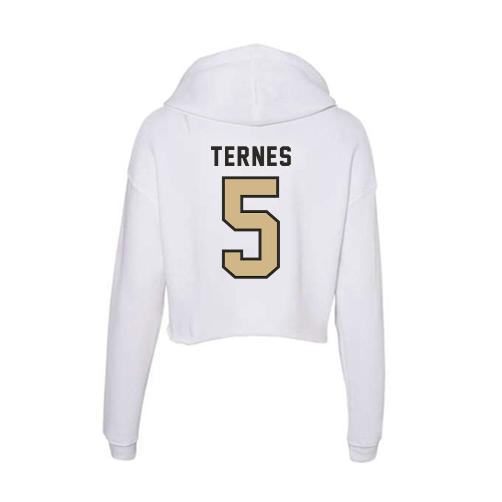 PFW - NCAA Men's Soccer : Karsten Ternes - Women's Crop Fleece Hoodie-1