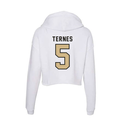 PFW - NCAA Men's Soccer : Karsten Ternes - Women's Crop Fleece Hoodie-1