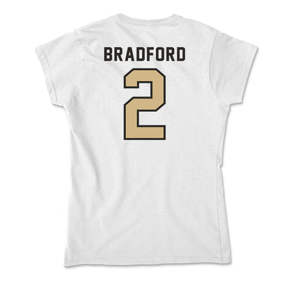 PFW - NCAA Women's Soccer : Keira Bradford - Soft Style Women’s T-Shirt-1