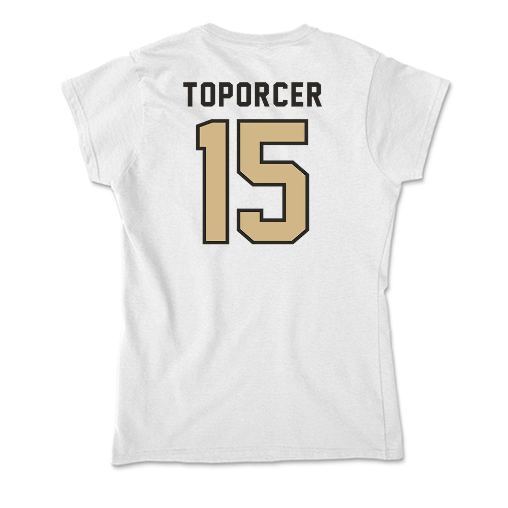 PFW - NCAA Women's Soccer : Maci Toporcer - Soft Style Women’s T-Shirt-1