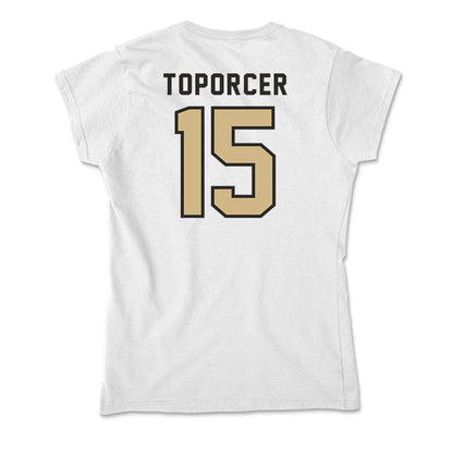 PFW - NCAA Women's Soccer : Maci Toporcer - Soft Style Women’s T-Shirt-1
