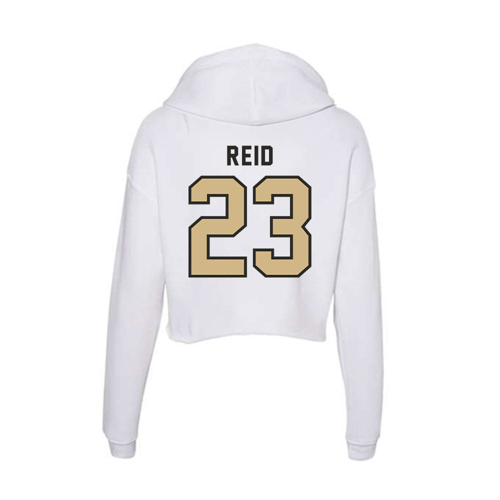 PFW - NCAA Women's Basketball : Jordan Reid - Women's Crop Fleece Hoodie-1