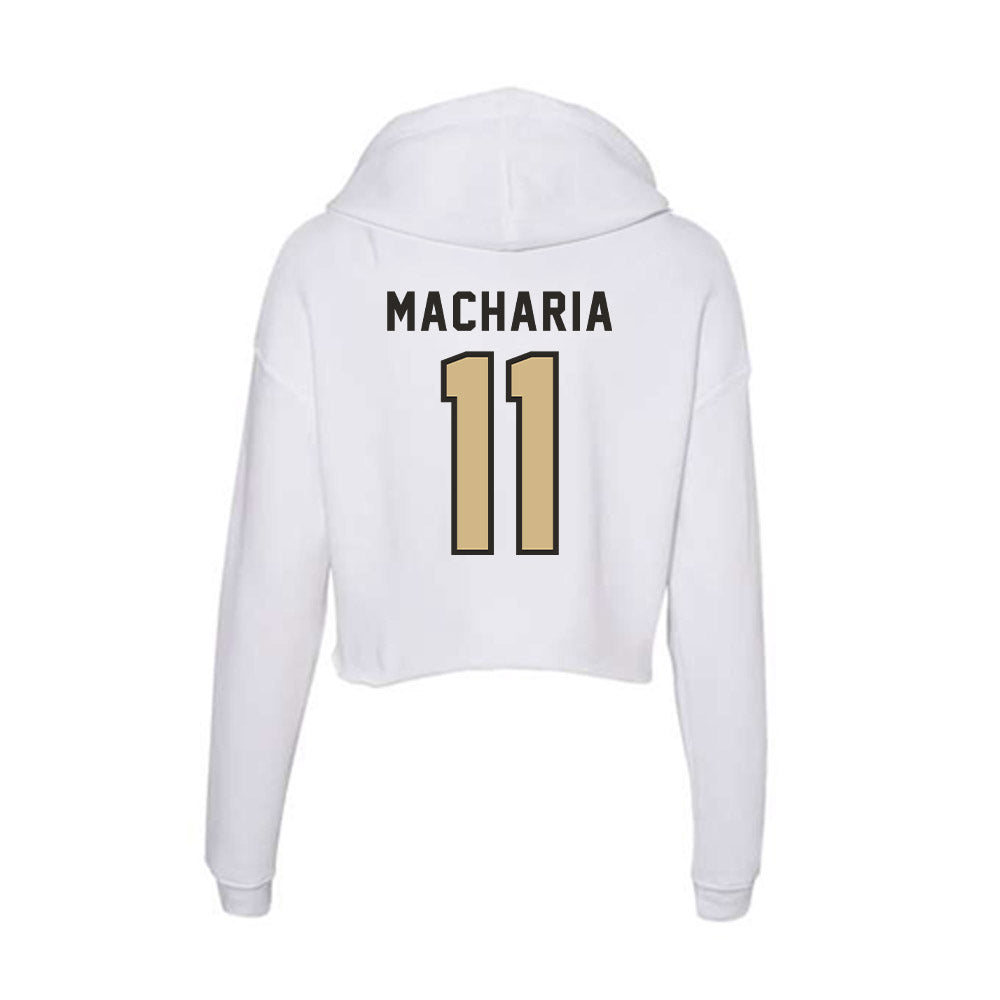 PFW - NCAA Women's Basketball : Destiny Macharia - Women's Crop Fleece Hoodie-1