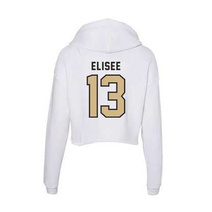 PFW - NCAA Men's Basketball : Deangelo Elisee - Women's Crop Fleece Hoodie-1
