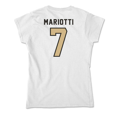PFW - NCAA Women's Soccer : Chloe Mariotti - Soft Style Women’s T-Shirt-1