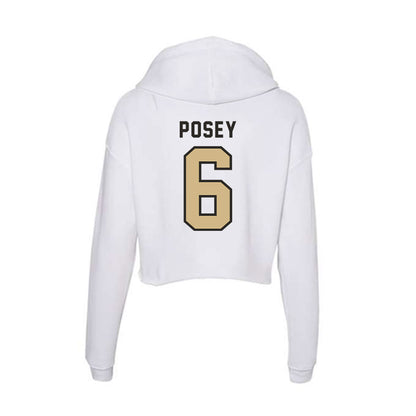 PFW - NCAA Women's Soccer : Kyra Posey - Women's Crop Fleece Hoodie-1