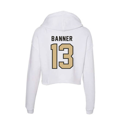 PFW - NCAA Men's Volleyball : Owen Banner - Women's Crop Fleece Hoodie-1