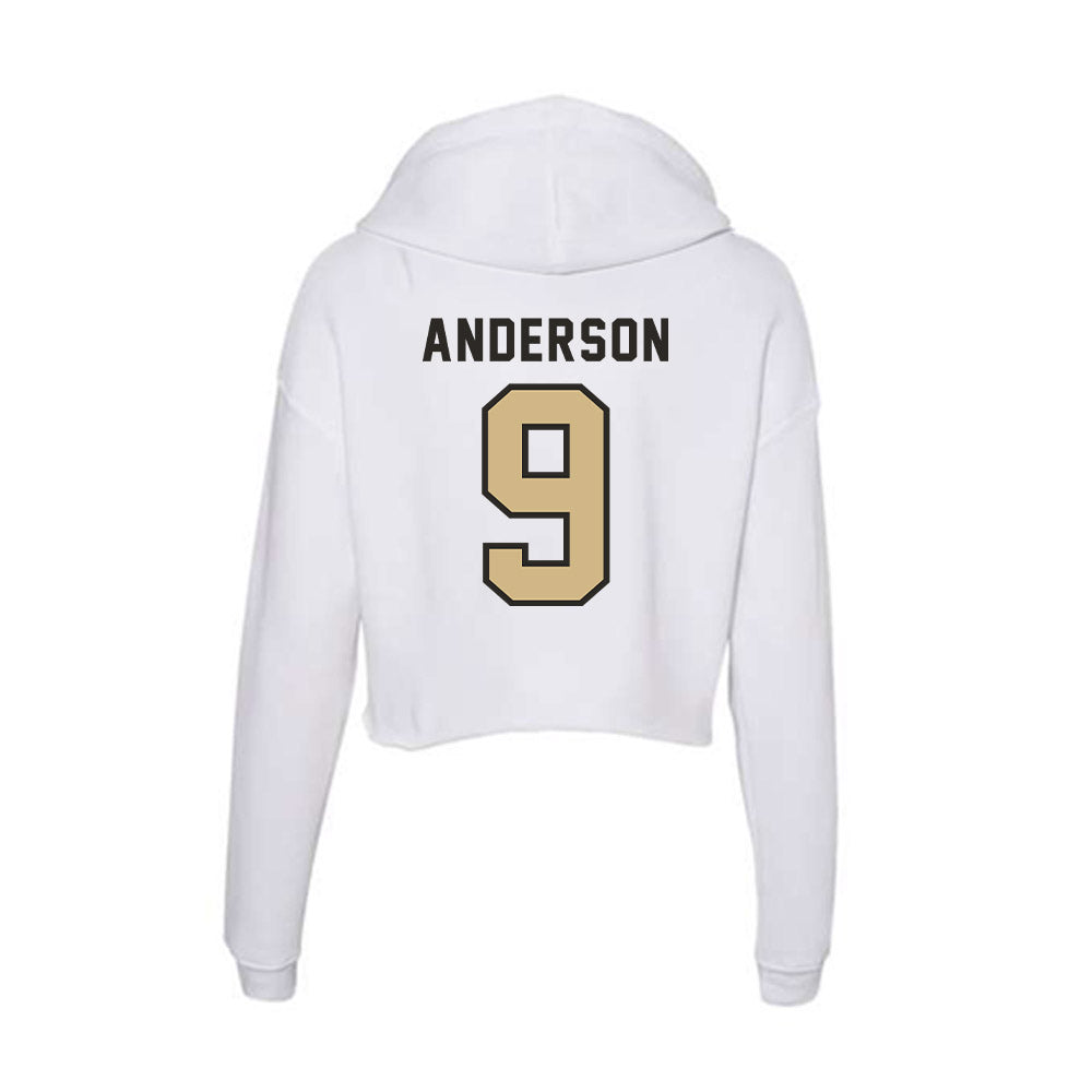 PFW - NCAA Men's Soccer : Shane Anderson - Women's Crop Fleece Hoodie-1