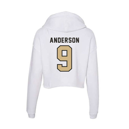 PFW - NCAA Men's Soccer : Shane Anderson - Women's Crop Fleece Hoodie-1