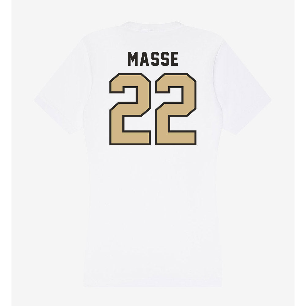 PFW - NCAA Women's Soccer : Bella Masse - Women's V-Neck T-Shirt-1