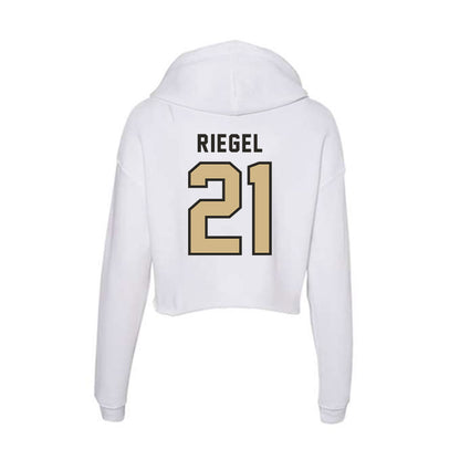 PFW - NCAA Women's Volleyball : Iris Riegel - Women's Crop Fleece Hoodie-1