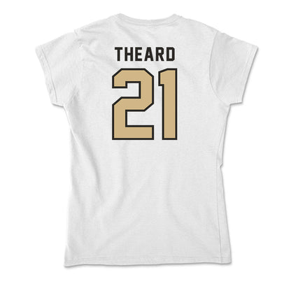PFW - NCAA Men's Soccer : Trey Theard - Soft Style Women’s T-Shirt-1
