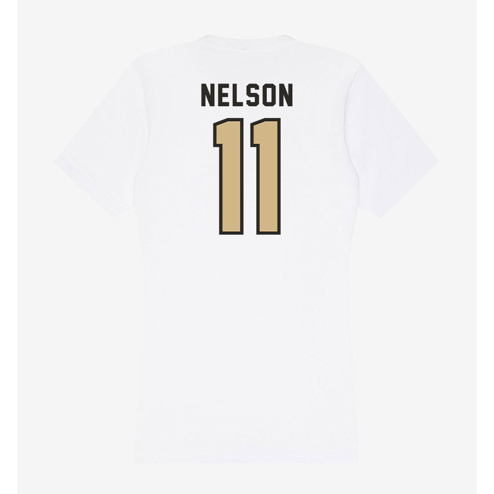 PFW - NCAA Men's Basketball : Maximus Nelson - Women's V-Neck T-Shirt-1