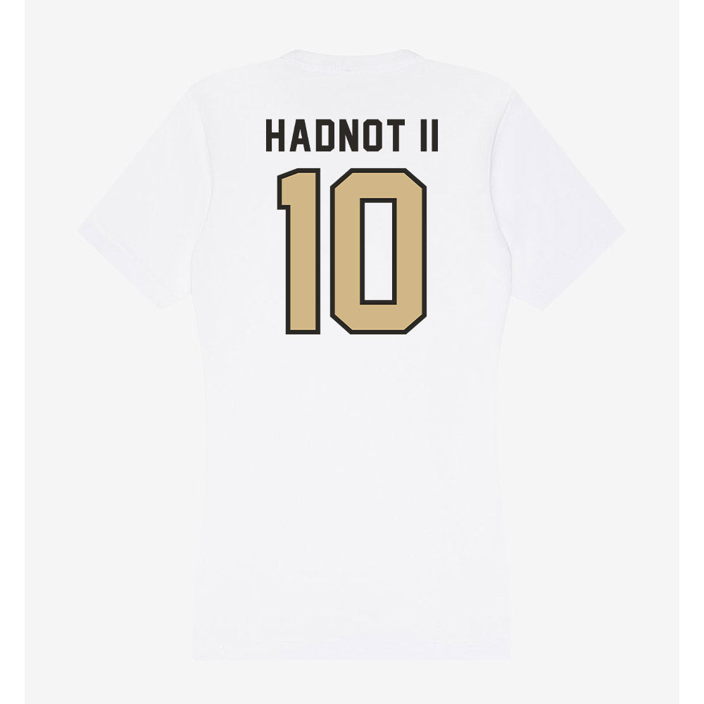 PFW - NCAA Men's Basketball : Corey Hadnot II - Women's V-Neck T-Shirt-1