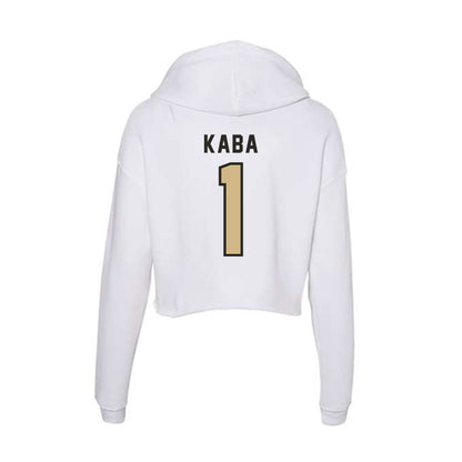 PFW - NCAA Men's Basketball : Ebrahim Kaba - Women's Crop Fleece Hoodie-1