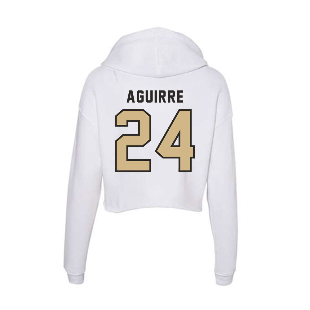 PFW - NCAA Men's Soccer : Bryan Aguirre - Women's Crop Fleece Hoodie-1