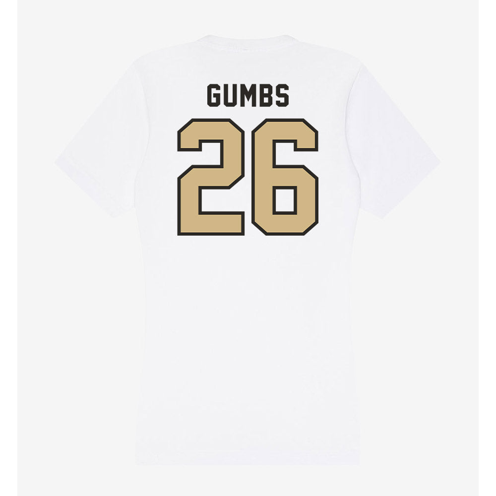 PFW - NCAA Men's Soccer : Tegan Gumbs - Women's V-Neck T-Shirt-1