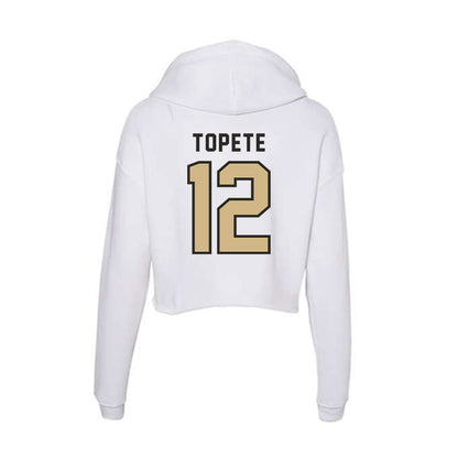 PFW - NCAA Men's Soccer : Iann Topete - Women's Crop Fleece Hoodie-1