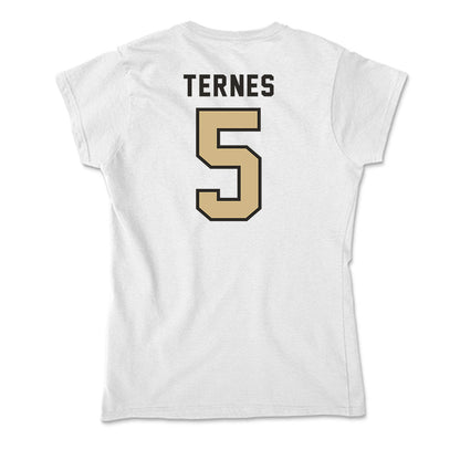 PFW - NCAA Men's Soccer : Karsten Ternes - Soft Style Women’s T-Shirt-1