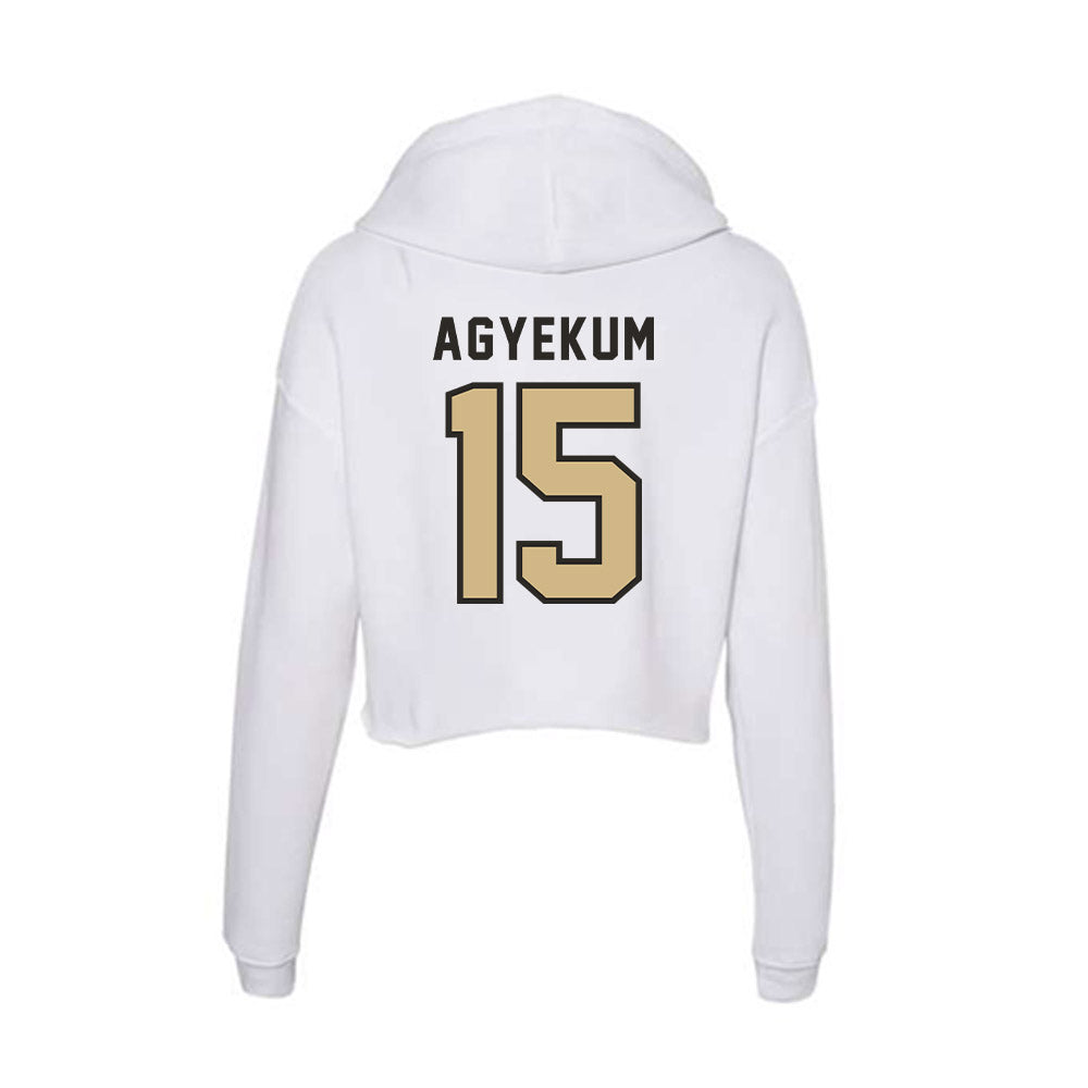 PFW - NCAA Men's Soccer : Christian Agyekum - Women's Crop Fleece Hoodie-1