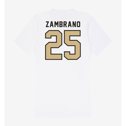 PFW - NCAA Men's Soccer : Julian Zambrano - Women's V-Neck T-Shirt-1