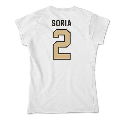PFW - NCAA Men's Soccer : Marcos Soria - Soft Style Women’s T-Shirt-1