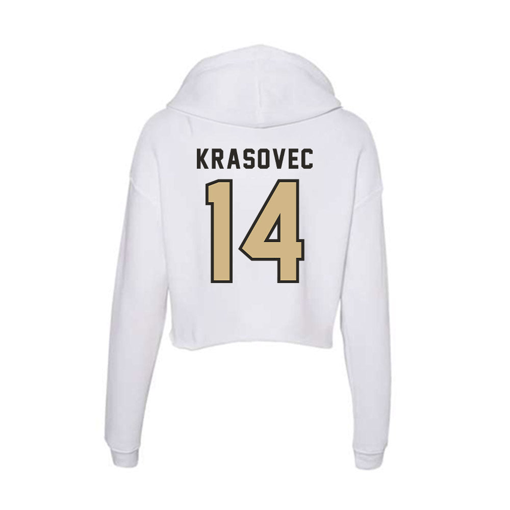 PFW - NCAA Women's Basketball : Lili Krasovec - Women's Crop Fleece Hoodie-1