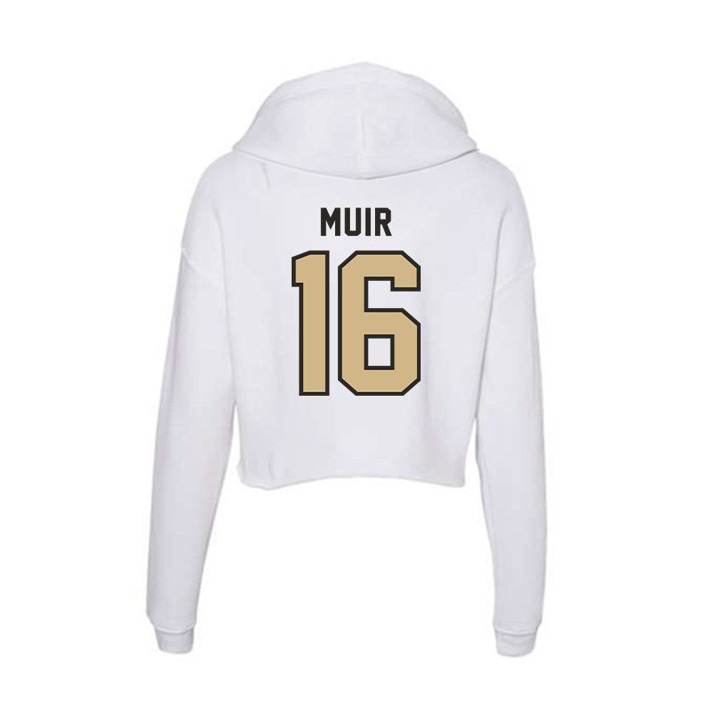 PFW - NCAA Men's Volleyball : Logan Muir - Women's Crop Fleece Hoodie-1